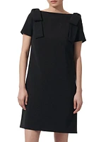 Icon Bow-Embellished Shift Dress