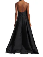 Diane Sleeveless Fit & Flare Gown