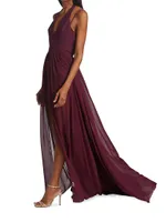 Briele Body-Con Layered Gown