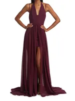 Briele Body-Con Layered Gown