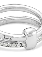 Iconica 18K White Gold & Diamond Ring