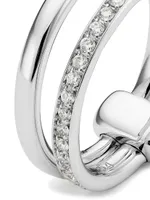 Iconica 18K White Gold & Diamond Ring