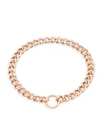 Catene 18K Rose Gold Curb Chain Necklace