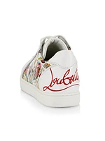 Fun Vieira Comic-Print Low-Top Sneakers