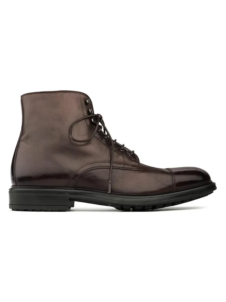 Burkett Leather Ankle Boots