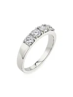 Tetrad 14K Gold & Round 1.00 TCW Lab-Grown Diamond Ring