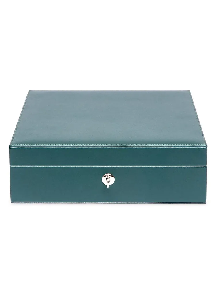 Vantage Leather & Wood Eight-Watch Box