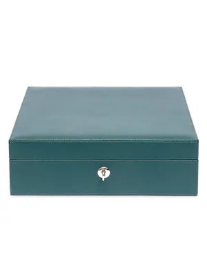 Vantage Leather & Wood Eight-Watch Box