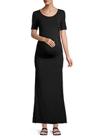 Hugo Jersey Maternity Maxi Dress