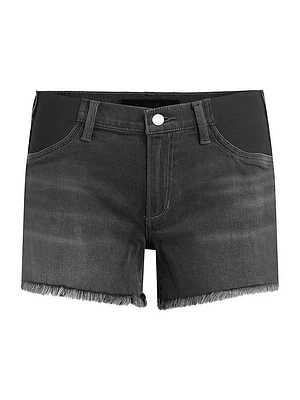 The Ozzie 4" Maternity Stretch Jean Shorts