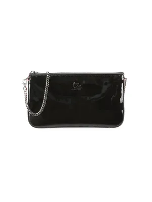 Loubila Patent Leather Pouch-On-Chain