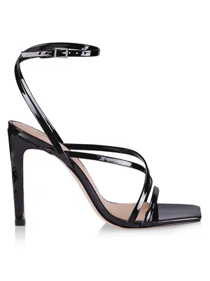 Bari Patent Leather Strappy Sandals