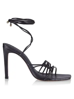 Sirena Leather Wrap Sandals