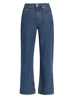 Logan Mid-Rise Featherweight Wide-Leg Jeans