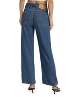 Logan Mid-Rise Featherweight Wide-Leg Jeans