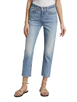 Nina High-Rise Ankle Cigarette Jeans