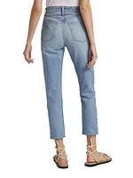 Nina High-Rise Ankle Cigarette Jeans