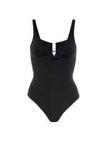 Scuba U-Neck Corset Bodysuit