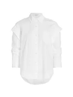 Marley Ruched Sleeve Shirt