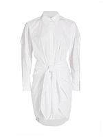 Charlotte Tie-Waist Shirt Dress