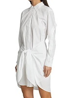 Charlotte Tie-Waist Shirt Dress