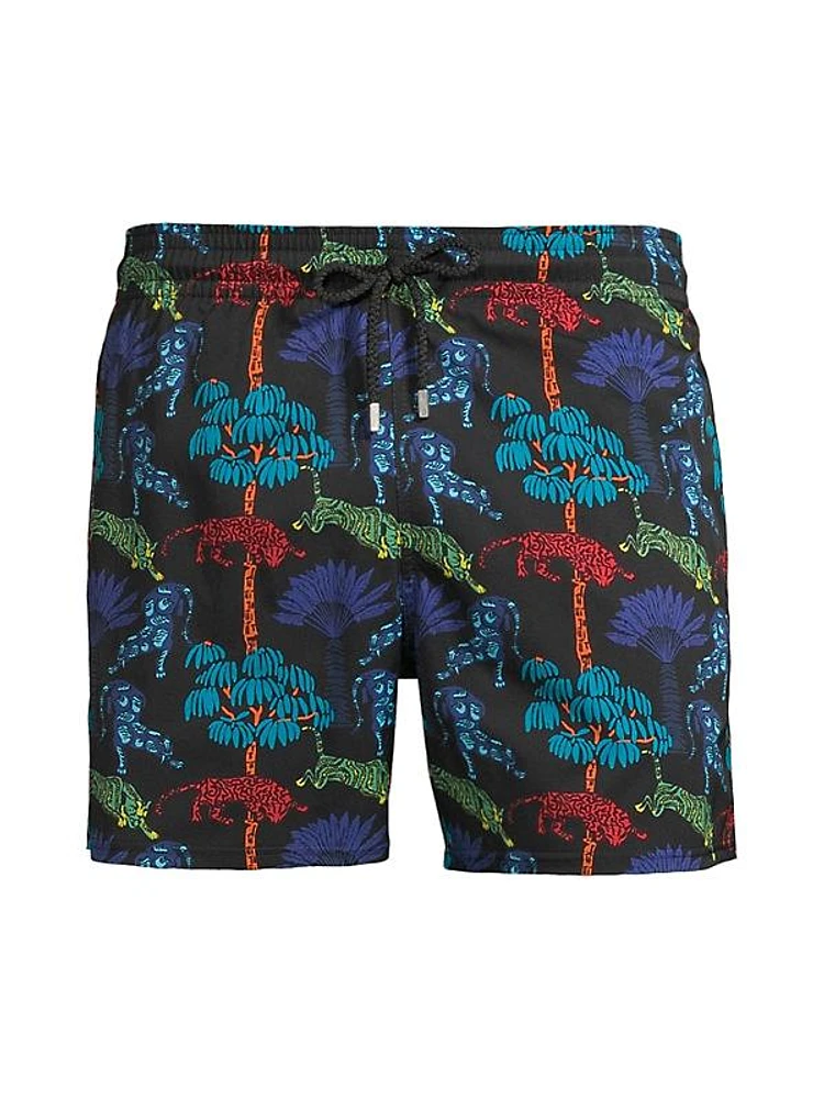 Tiger Leap Graphic Swim Shorts