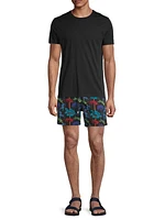 Tiger Leap Graphic Swim Shorts