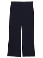 Terena Linen Cropped Wide-Leg Pants