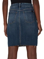 Denim Pencil Miniskirt