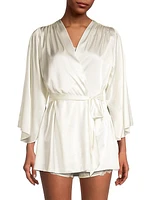 Satin Short Robe