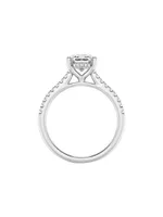 14K White Gold & 2.25 TCW Lab-Grown Diamond Engagement Ring