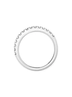 14K White Gold & TCW Lab-Grown Diamond Band