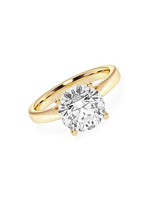 14K Gold & TCW Lab-Grown Diamond Solitaire Engagement Ring