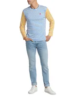 Multicolor Striped Long-Sleeve Shirt