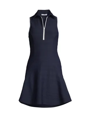 Golf & Tennis Zip-Front A-Line Dress