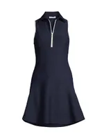 Golf & Tennis Zip-Front A-Line Dress