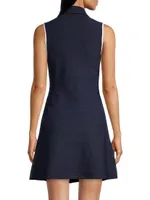 Golf & Tennis Zip-Front A-Line Dress