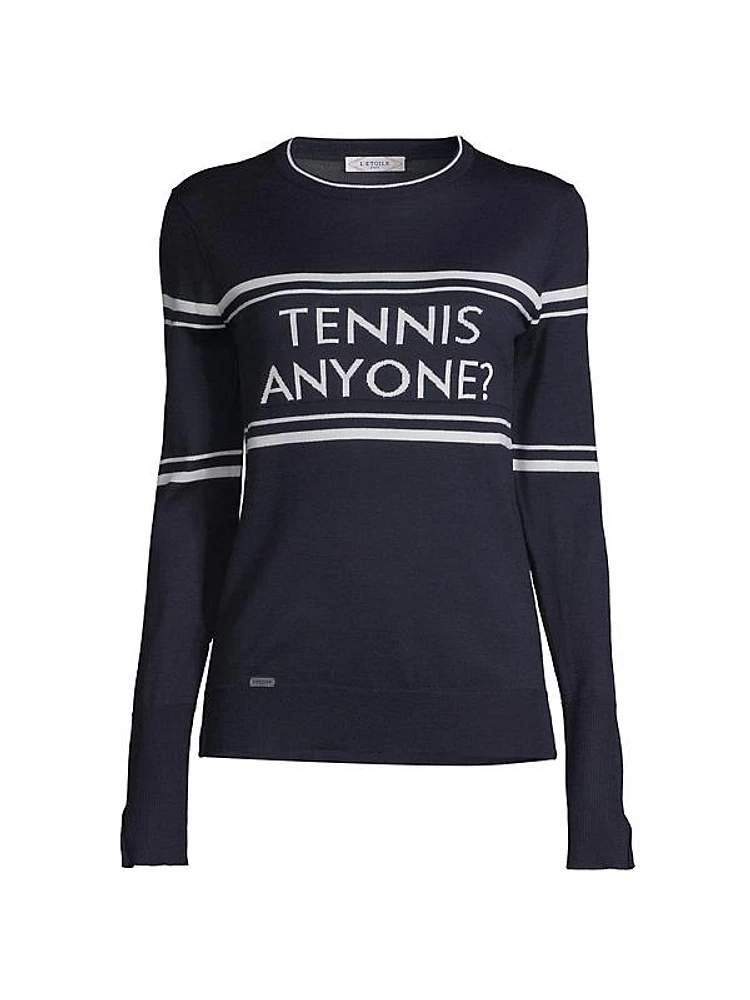 Tennis Anyone Sweater