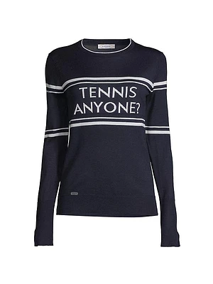 Tennis Anyone Sweater