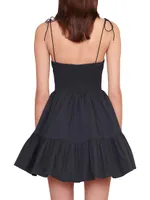 Landry Smocked Bustier Minidress