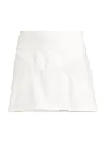 Ace Paneled Mesh Tennis Skort