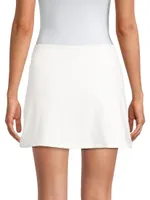 Ace Paneled Mesh Tennis Skort