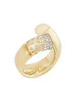 Oera Large 18K Yellow Gold & Diamond Ring