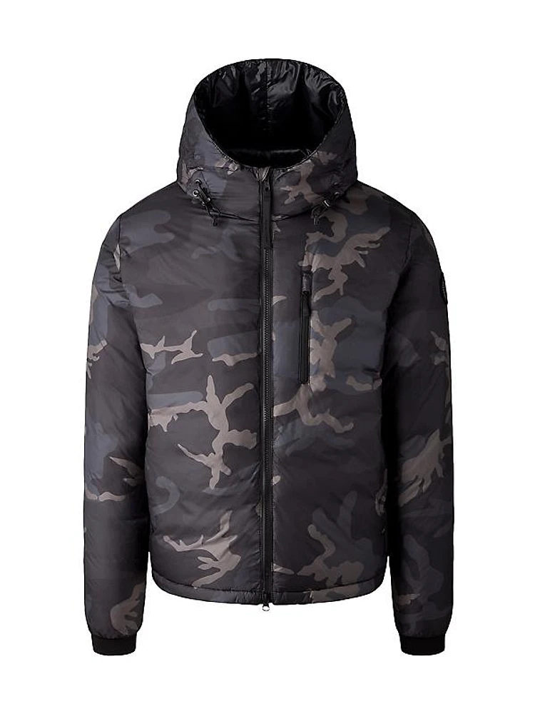 Black Label Lodge Print Hoody Coat