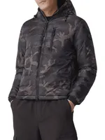 Black Label Lodge Print Hoody Coat