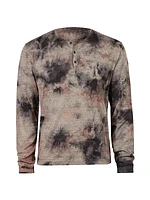 William Tie-Dye Henley Sweater