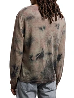 William Tie-Dye Henley Sweater