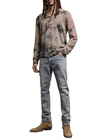 William Tie-Dye Henley Sweater