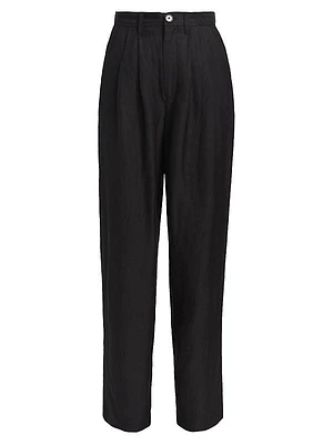 Carrie Pleated-Front Pants