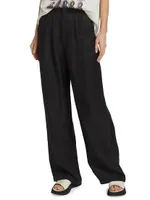 Carrie Pleated-Front Pants